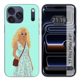 Funda Silicona para Iphone 17 Pro Max (6.9) diseño Mujer...