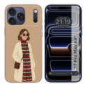Funda Silicona para Iphone 17 Pro Max (6.9) diseño Mujer 09 Dibujos