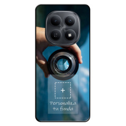 Personaliza tu Funda Silicona Gel Tpu Negra con tu Fotografia para Xiaomi Redmi Note 15 5G Dibujo Personalizada