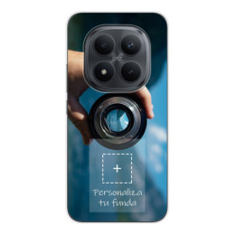 Personaliza tu Funda Silicona Gel Tpu Transparente con tu Fotografia para Xiaomi Redmi Note 15 Pro 5G Dibujo Personalizada