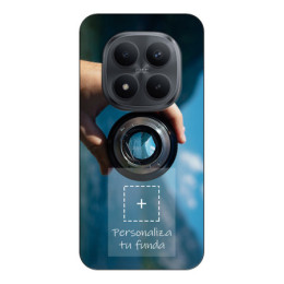 Personaliza tu Funda Silicona Gel Tpu Negra con tu Fotografia para Xiaomi Redmi Note 15 Pro 5G Dibujo Personalizada