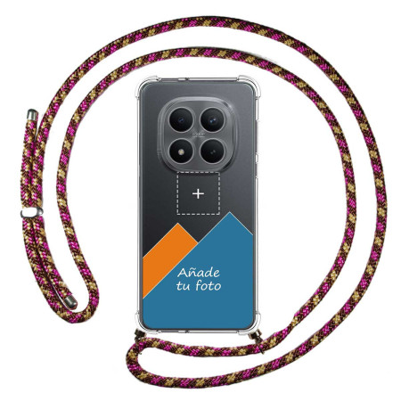 Personaliza tu Funda Silicona Gel Tpu Negra con tu Fotografia para Xiaomi Redmi Note 15 Pro+ Plus 5G Dibujo Personalizada