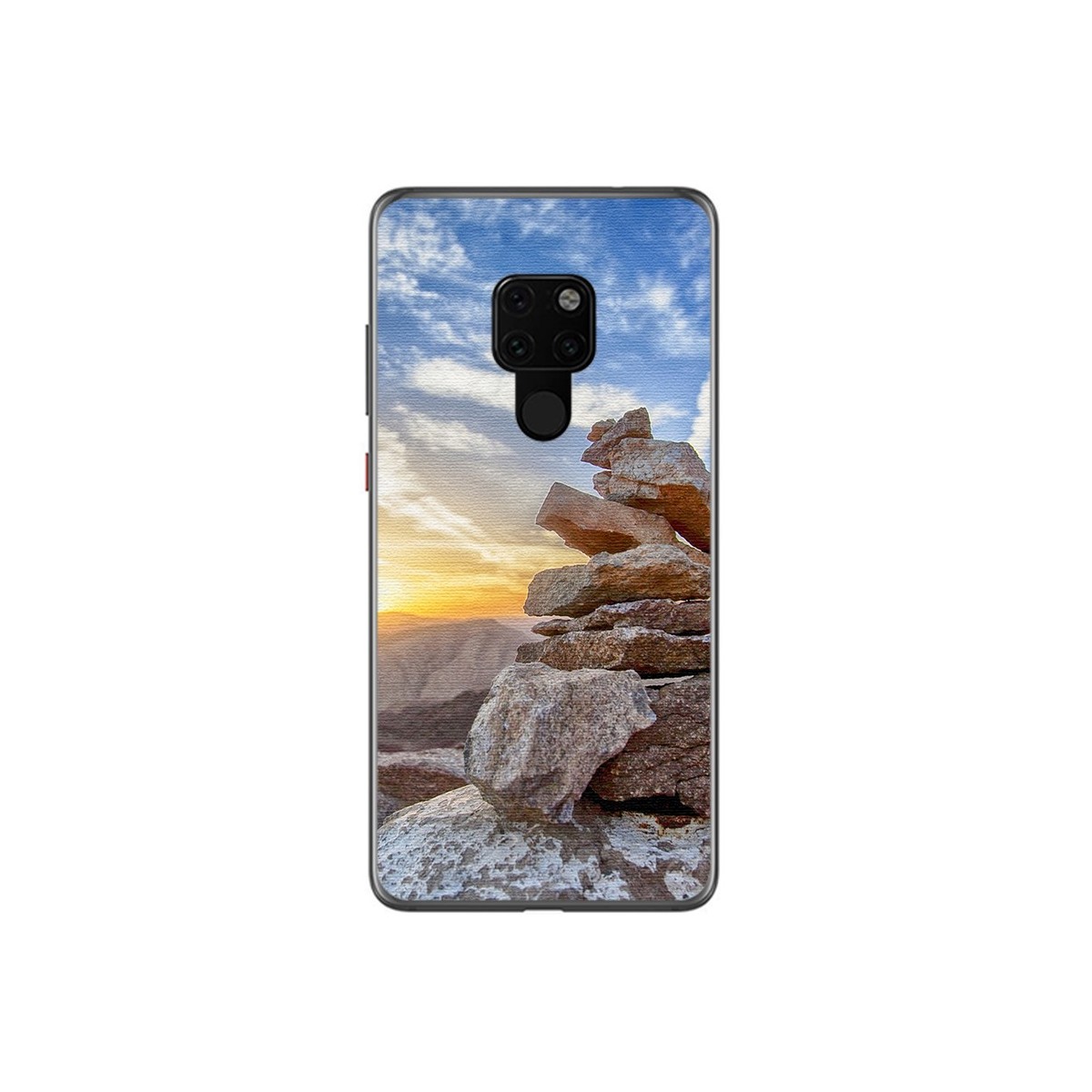 Funda Gel Tpu para Huawei Mate 20 Diseño Sunset Dibujos