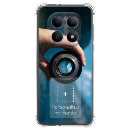 Personaliza tu Funda Silicona AntiGolpes Transparente con tu Fotografía para Xiaomi Redmi Note 15 4G Dibujo Personalizada