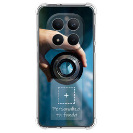 Personaliza tu Funda Silicona AntiGolpes Transparente con tu Fotografía para Xiaomi Redmi Note 15 Pro 4G Dibujo Personalizada