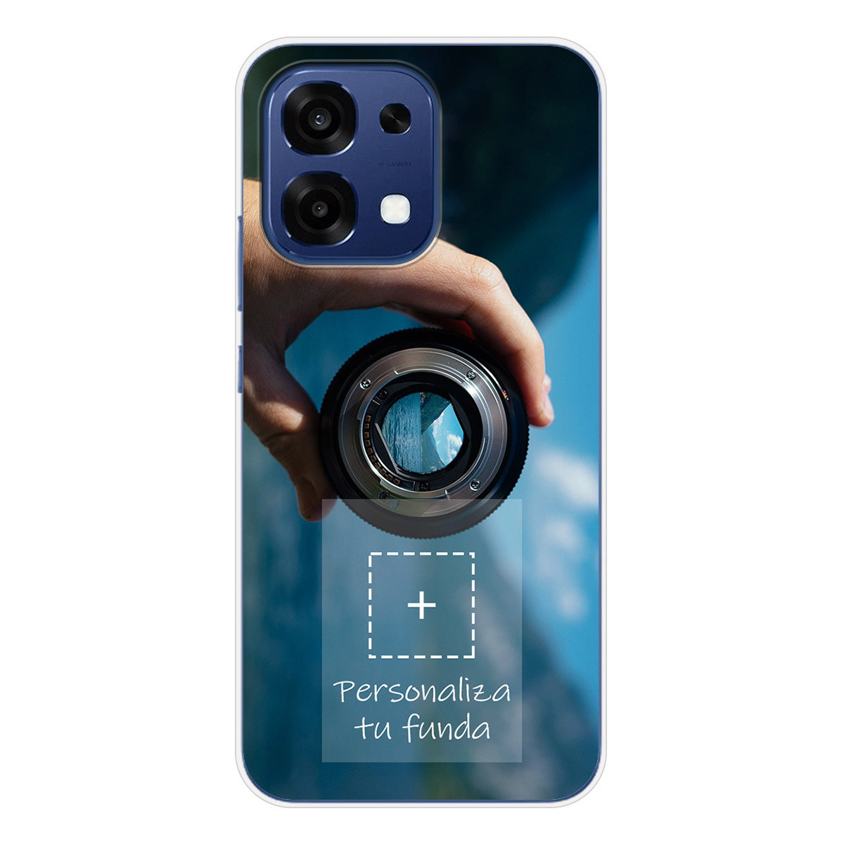 Personaliza tu Funda Doble Pc + Tpu 360 con tu Fotografia para Oppo A6 Pro 5G Dibujo Personalizada