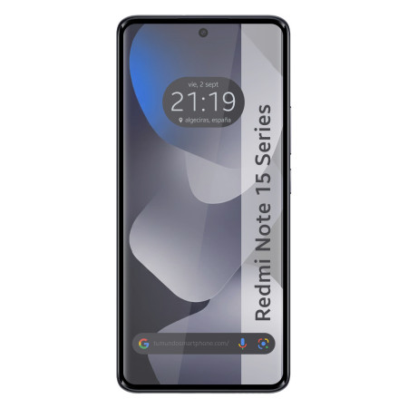 Protector Cristal Templado Curvo 5D Full Glue Negro para Xiaomi Redmi Note 15 5G Vidrio