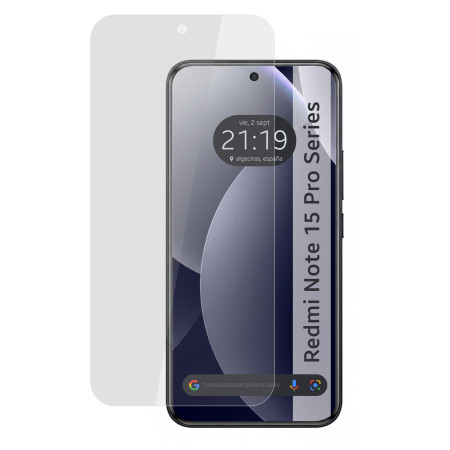 Protector Pantalla Hidrogel Mate Antihuellas para Xiaomi Redmi Note 15 Pro+ Plus 5G
