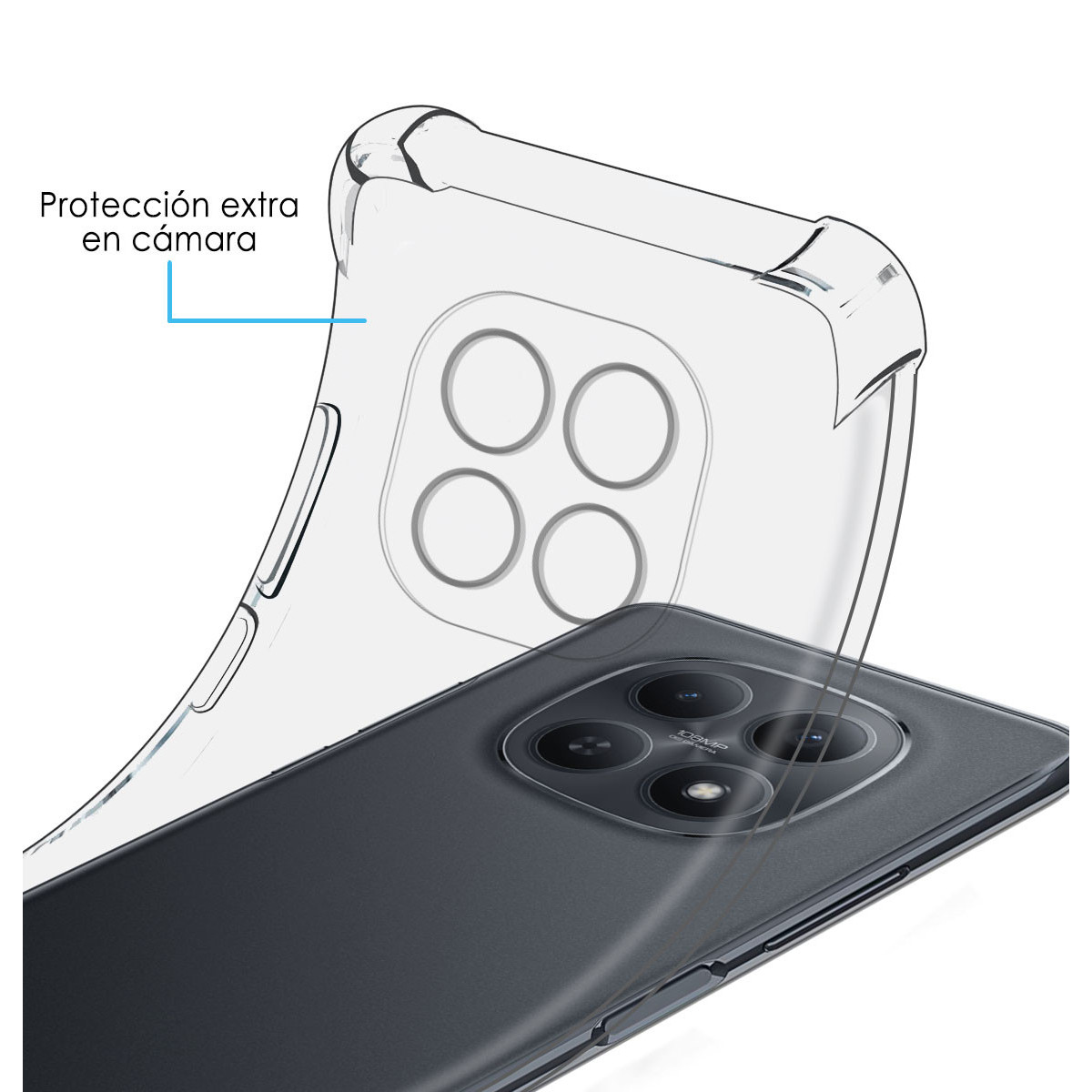 Funda Silicona Antigolpes Transparente para...