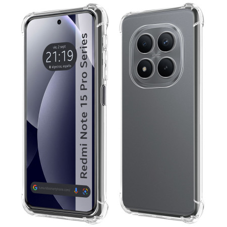 Funda Silicona Antigolpes Transparente para Xiaomi Redmi Note 15 Pro+ Plus 5G