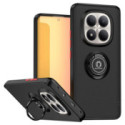 Funda Mate con Borde Negro y Anillo Giratorio 360 para Xiaomi Redmi Note 15 Pro+ Plus 5G