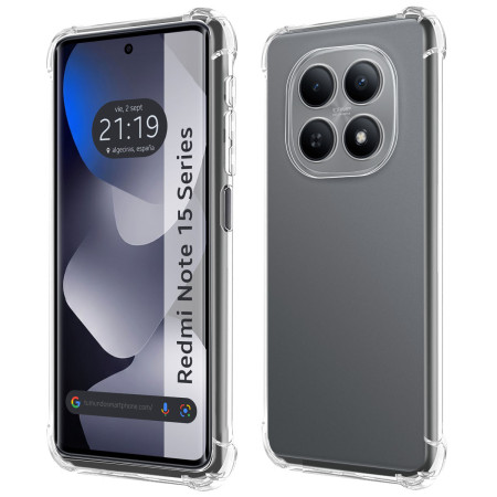 Funda Silicona Antigolpes Transparente para Xiaomi Redmi Note 15 4G