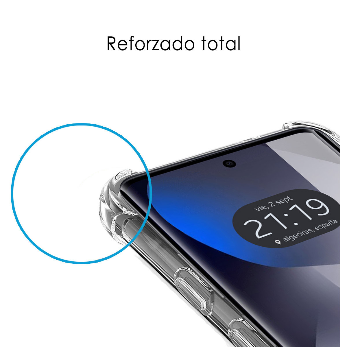 Funda Silicona Antigolpes Transparente para...