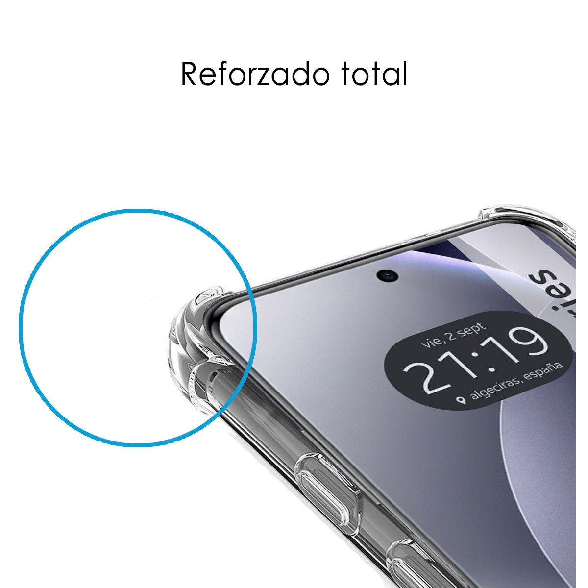 Funda Silicona Antigolpes Transparente para...