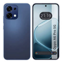 Funda Silicona Gel TPU Transparente para Oppo A6 Pro 5G