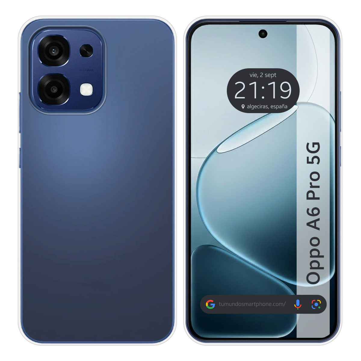 Funda Silicona Gel TPU Transparente para Oppo...