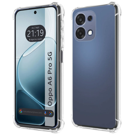 Funda Silicona Antigolpes Transparente para Oppo A6 Pro 5G