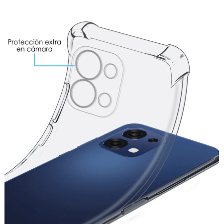 Funda Silicona Antigolpes Transparente para Oppo A6 Pro 5G
