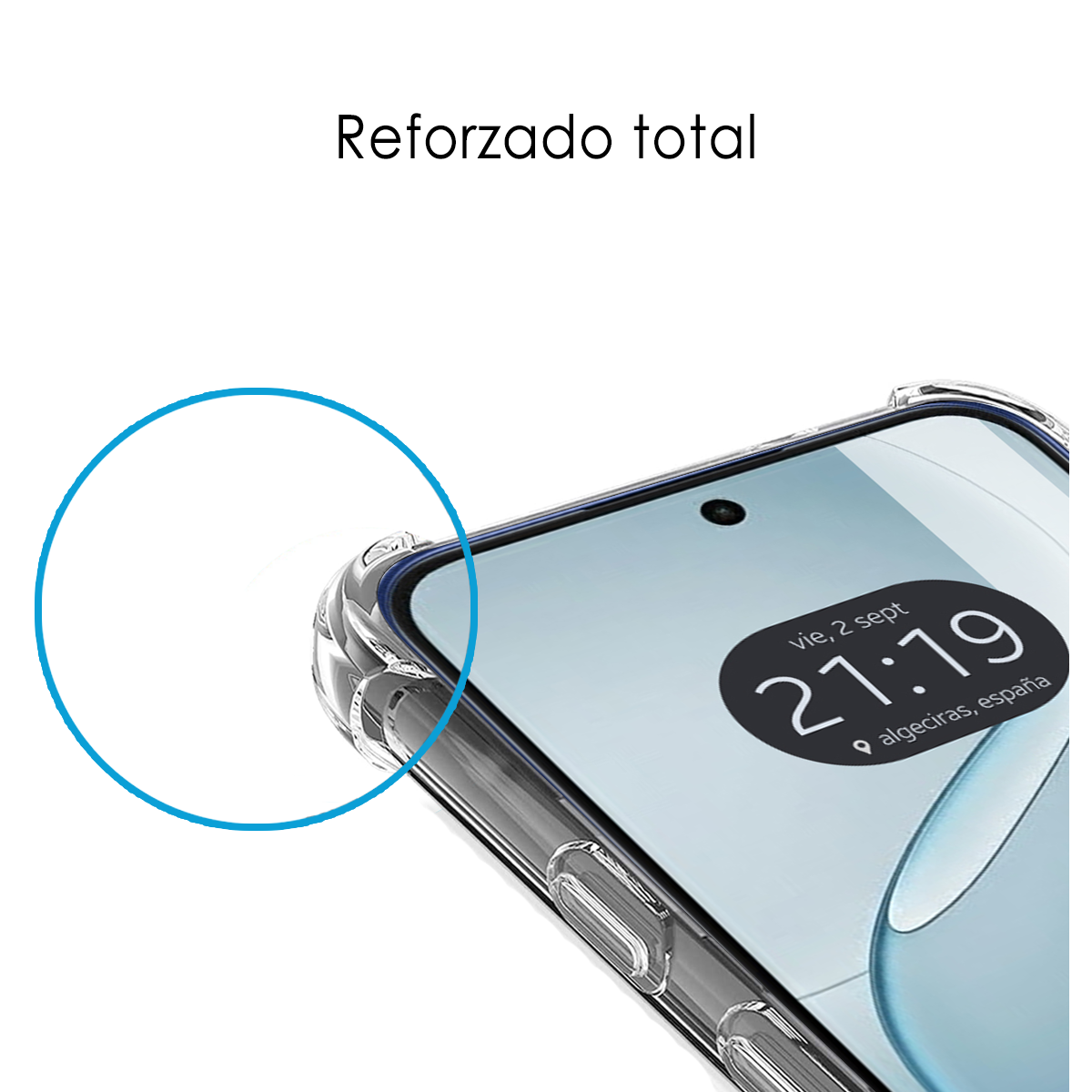 Funda Silicona Antigolpes Transparente para...