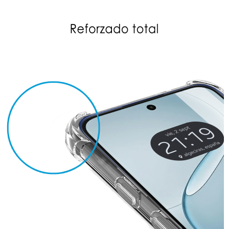 Funda Silicona Antigolpes Transparente para Oppo A6 Pro 5G