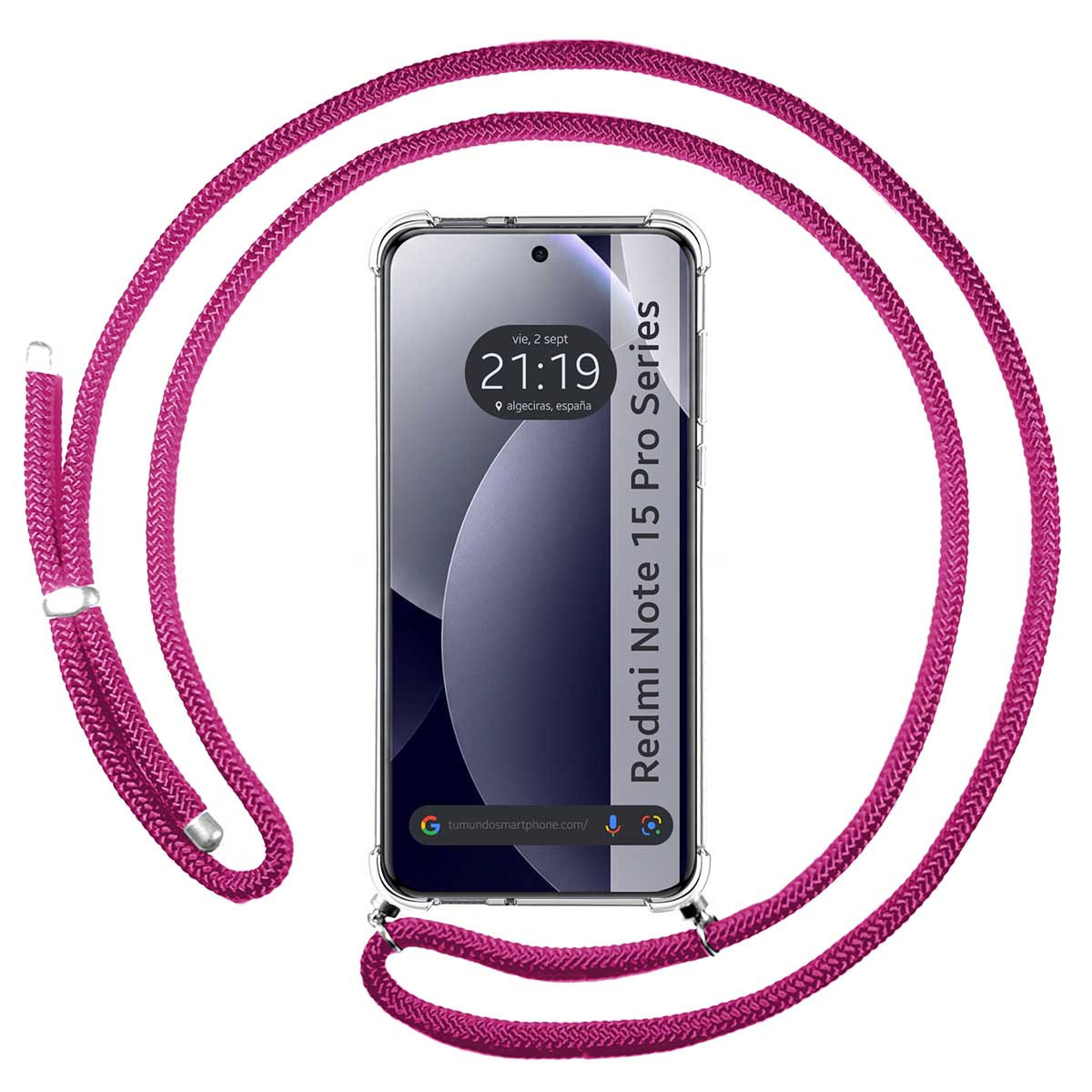 Funda Colgante Transparente para Xiaomi Redmi...