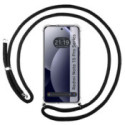 Funda Colgante Transparente para Xiaomi Redmi Note 15 Pro+ Plus 5G con Cordon Negro