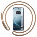Funda Colgante Transparente para Oppo A6 Pro 5G con Cordon Camel