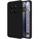 Funda Silicona Líquida Ultra Suave para Xiaomi Redmi Note 15 Pro 5G color Negra
