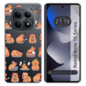 Funda Silicona Transparente para Xiaomi Redmi Note 15 5G diseño Capibara 01 Dibujos
