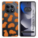 Funda Silicona Transparente para Xiaomi Redmi Note 15 5G diseño Capibara 02 Dibujos