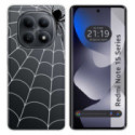 Funda Silicona Transparente para Xiaomi Redmi Note 15 5G diseño Araña Dibujos