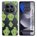 Funda Silicona Transparente para Xiaomi Redmi Note 15 5G diseño Cactus Dibujos
