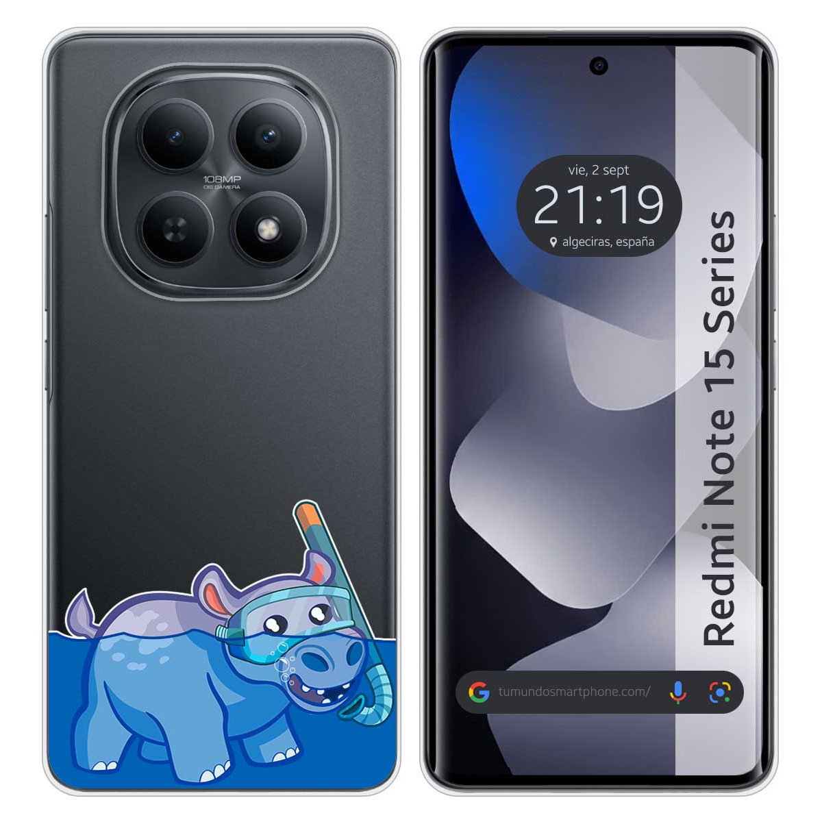 Funda Silicona Transparente para Xiaomi Redmi...