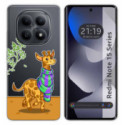 Funda Silicona Transparente para Xiaomi Redmi Note 15 5G diseño Jirafa Dibujos