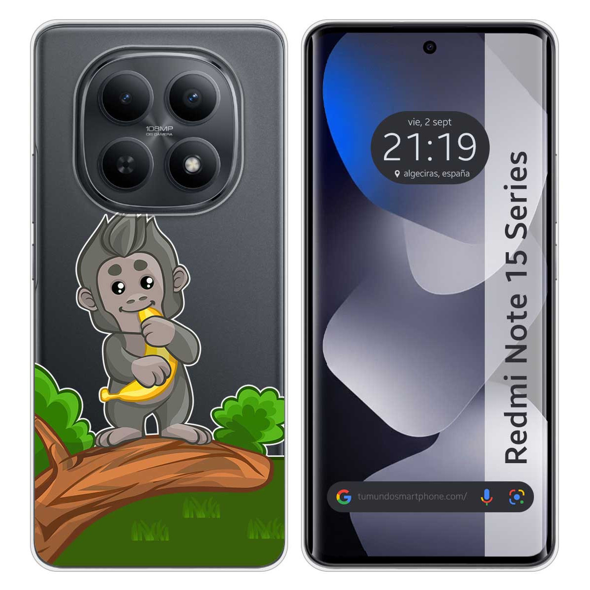 Funda Silicona Transparente para Xiaomi Redmi...