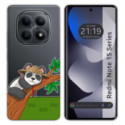 Funda Silicona Transparente para Xiaomi Redmi Note 15 5G diseño Panda Dibujos
