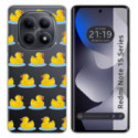 Funda Silicona Transparente para Xiaomi Redmi Note 15 5G diseño Pato Dibujos