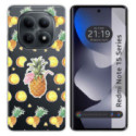 Funda Silicona Transparente para Xiaomi Redmi Note 15 5G diseño Piña Dibujos