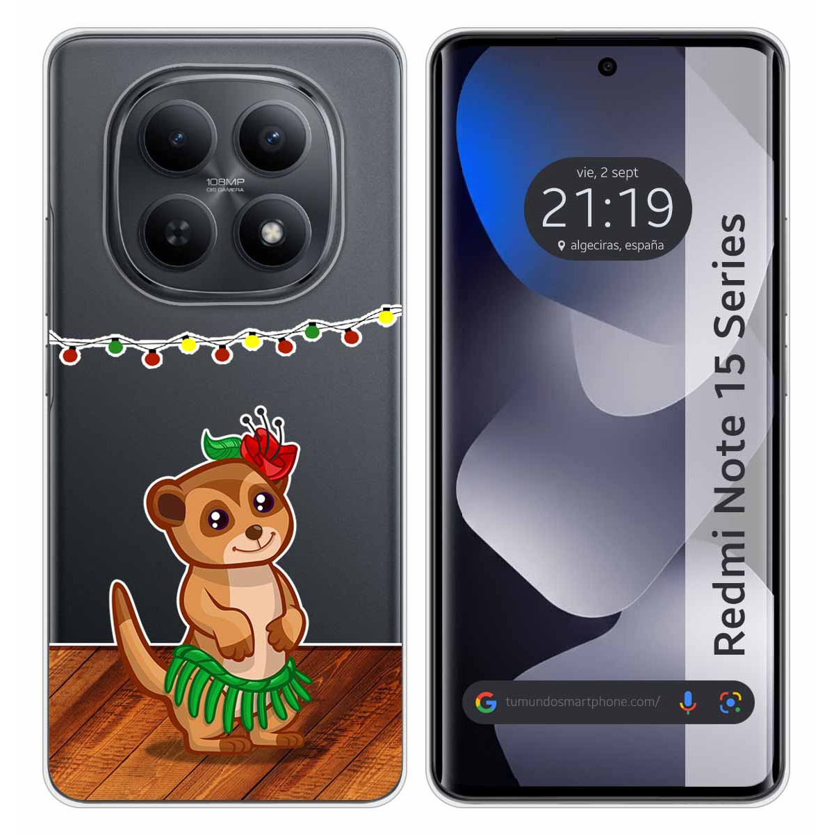 Funda Silicona Transparente para Xiaomi Redmi...