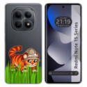 Funda Silicona Transparente para Xiaomi Redmi Note 15 5G diseño Tigre Dibujos