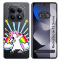 Funda Silicona Transparente para Xiaomi Redmi Note 15 5G diseño Unicornio Dibujos