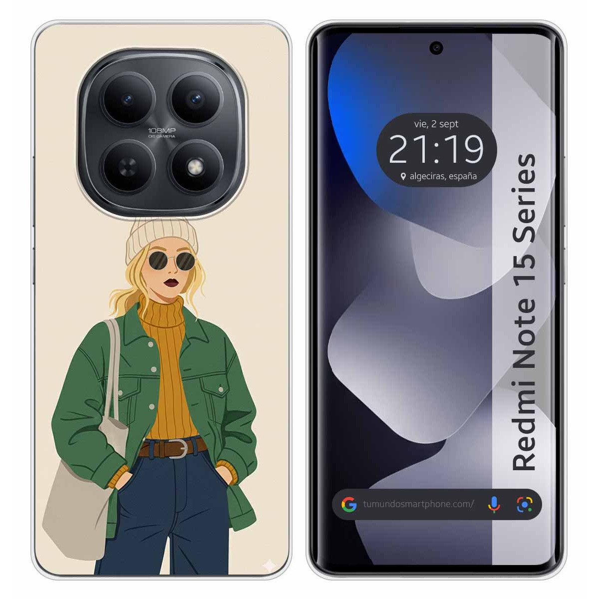 Funda Silicona para Xiaomi Redmi Note 15 5G...