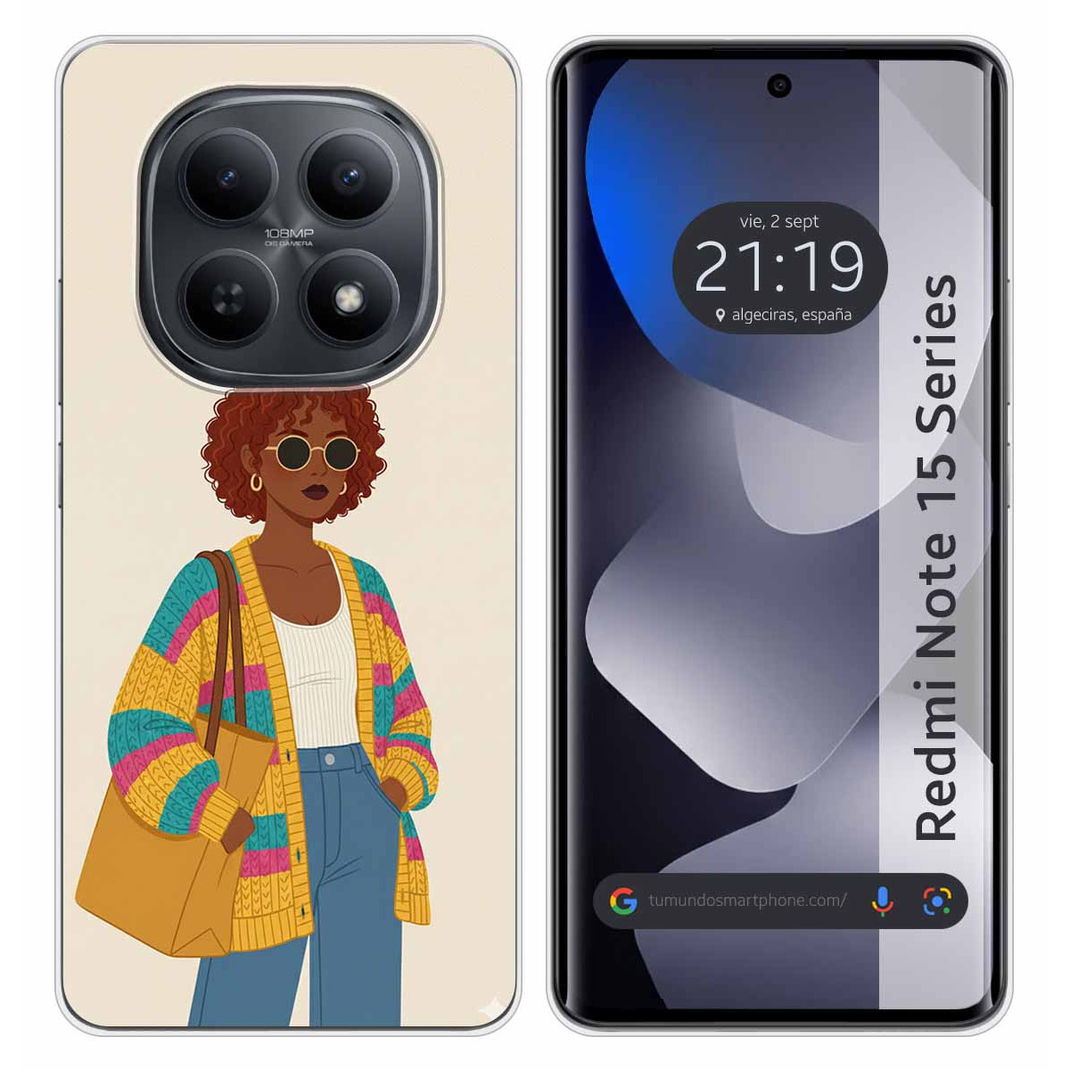 Funda Silicona para Xiaomi Redmi Note 15 5G...