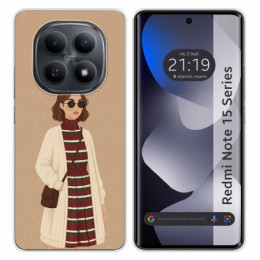 Funda Silicona para Xiaomi Redmi Note 15 5G diseño Mujer...