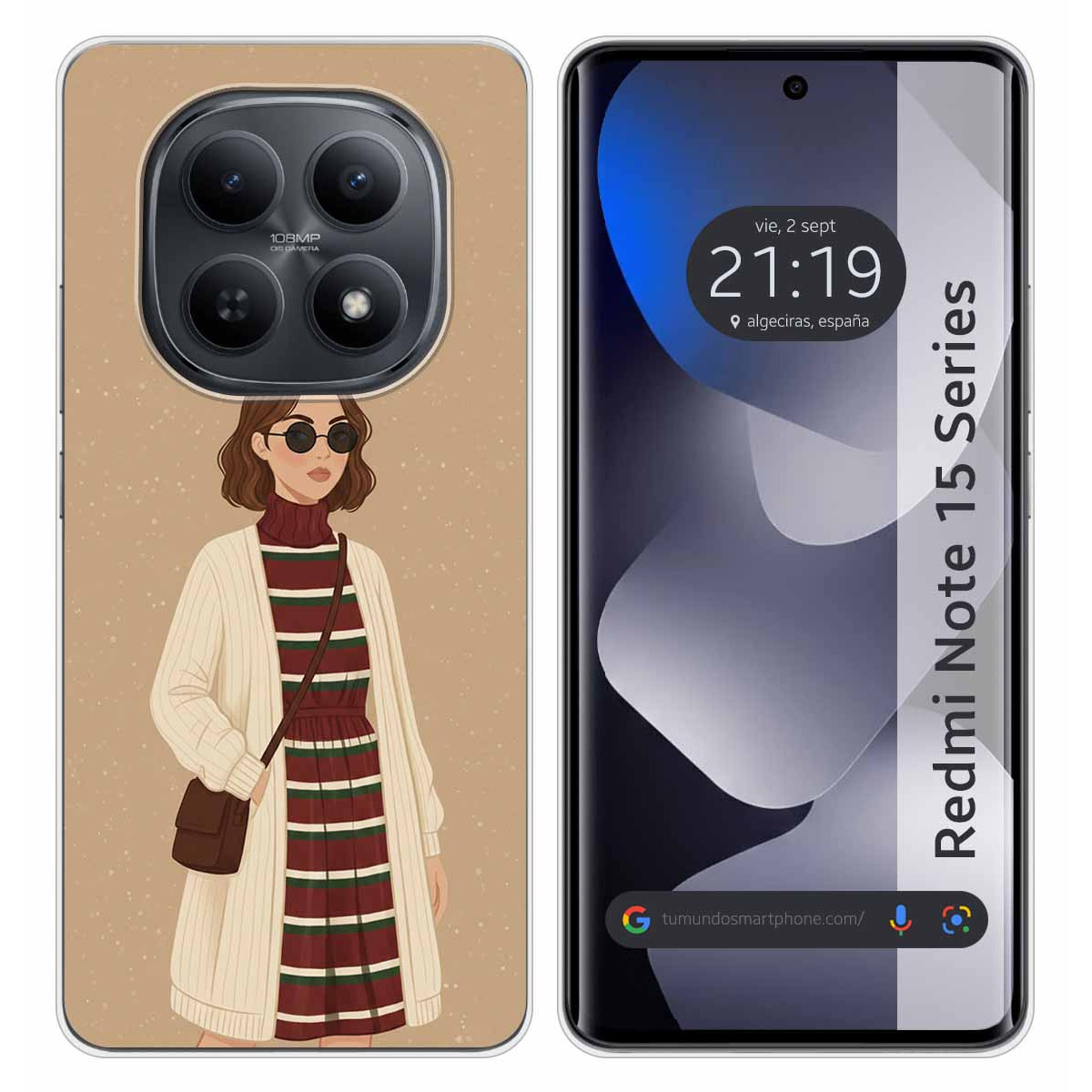 Funda Silicona para Xiaomi Redmi Note 15 5G...