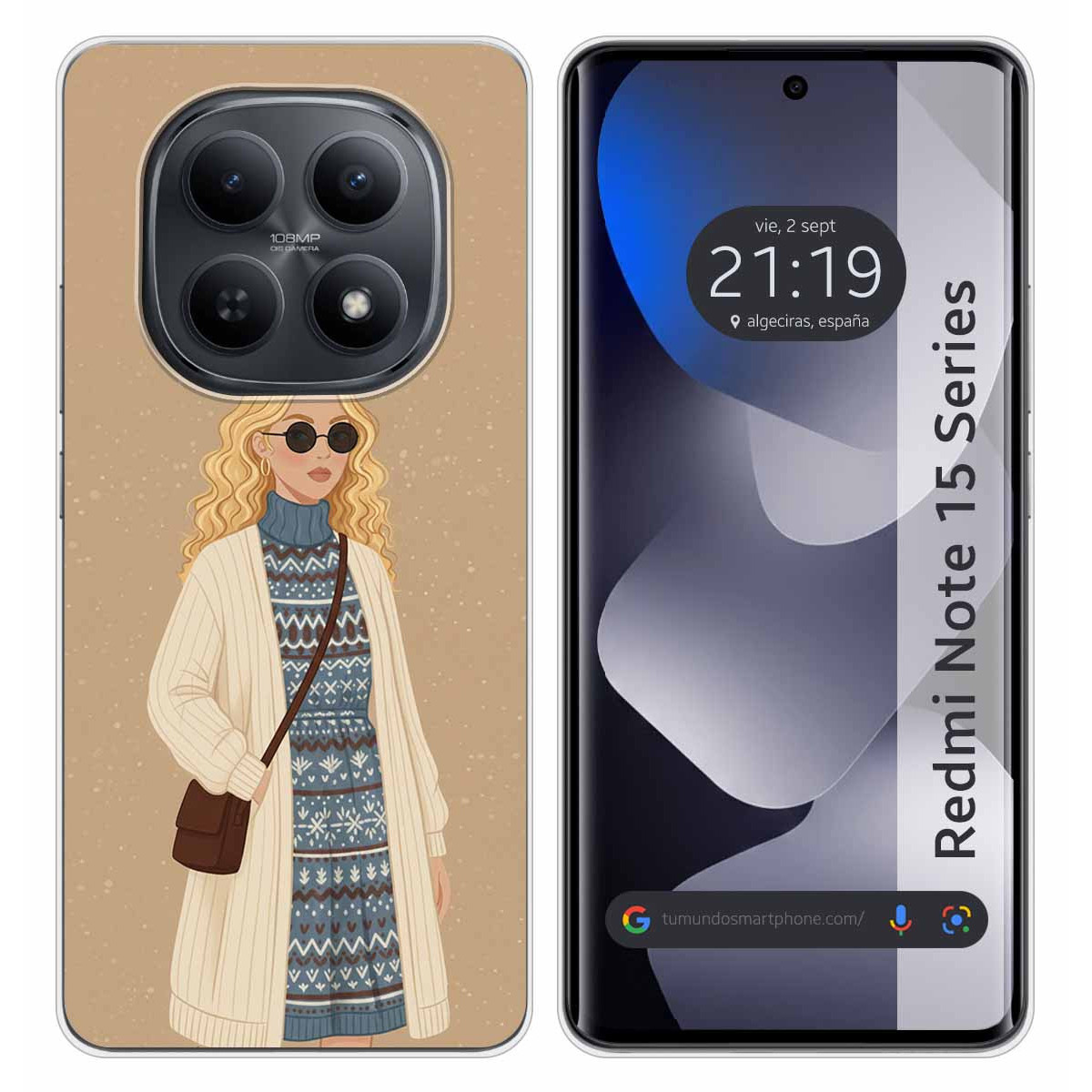 Funda Silicona para Xiaomi Redmi Note 15 5G...