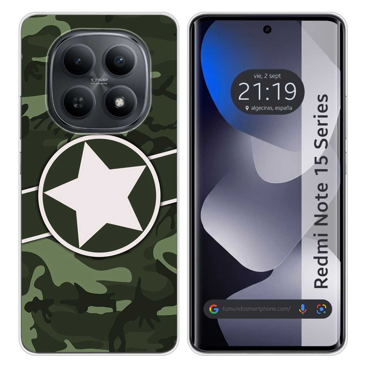 Funda Silicona para Xiaomi Redmi Note 15 5G...