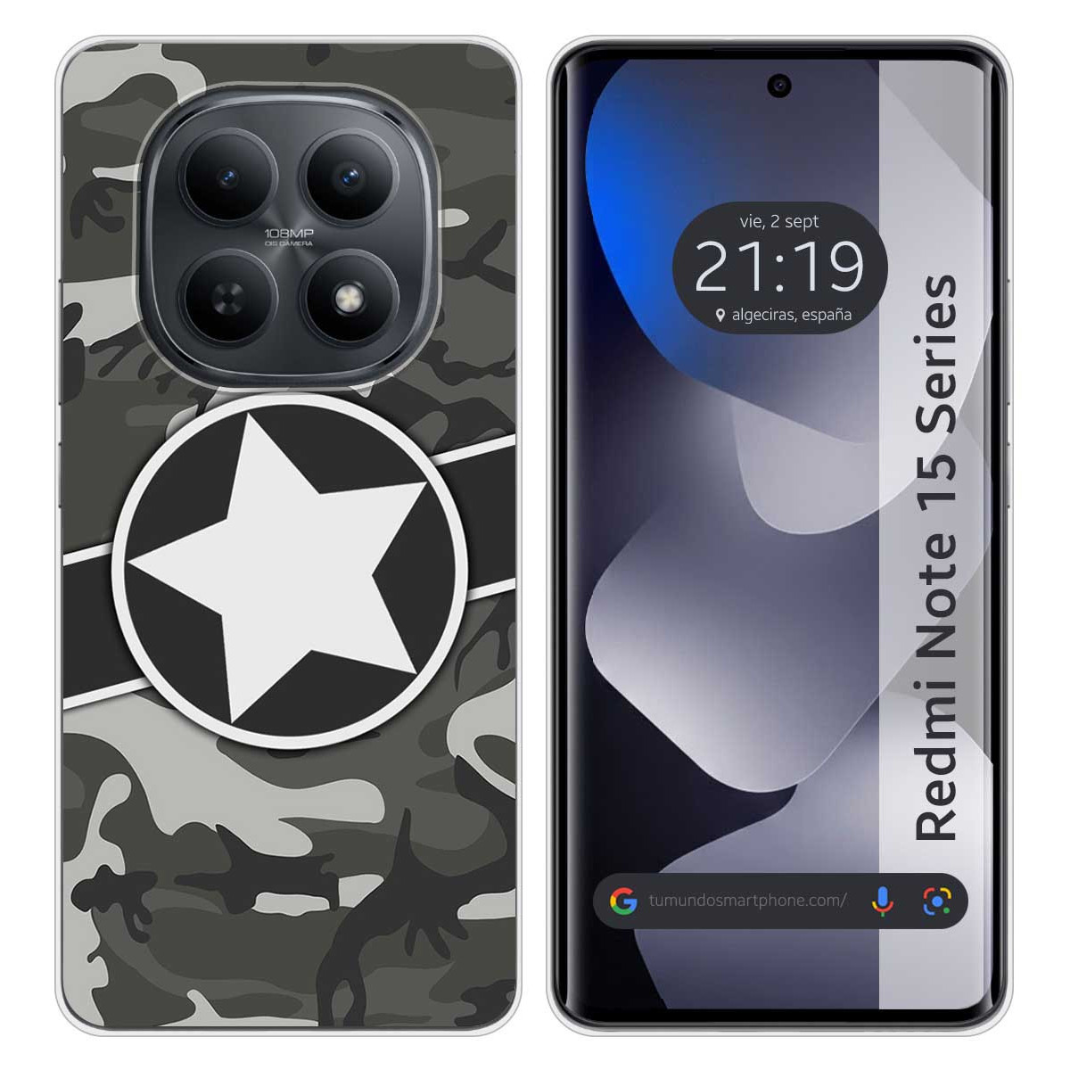 Funda Silicona para Xiaomi Redmi Note 15 5G...