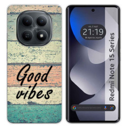 Funda Silicona para Xiaomi Redmi Note 15 5G diseño Madera...