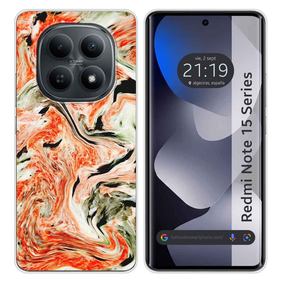 Funda Silicona para Xiaomi Redmi Note 15 5G...